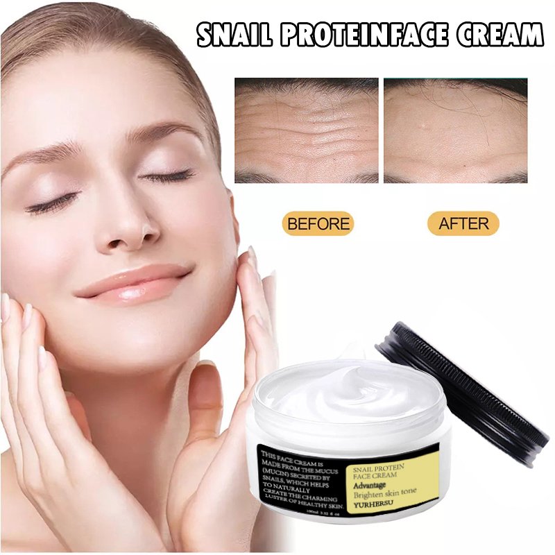 YURHERSU OEM Organic Korean Skin Care Snail Advanced 92 Mucin Essence Moisturizing Repair Snail Face Cream