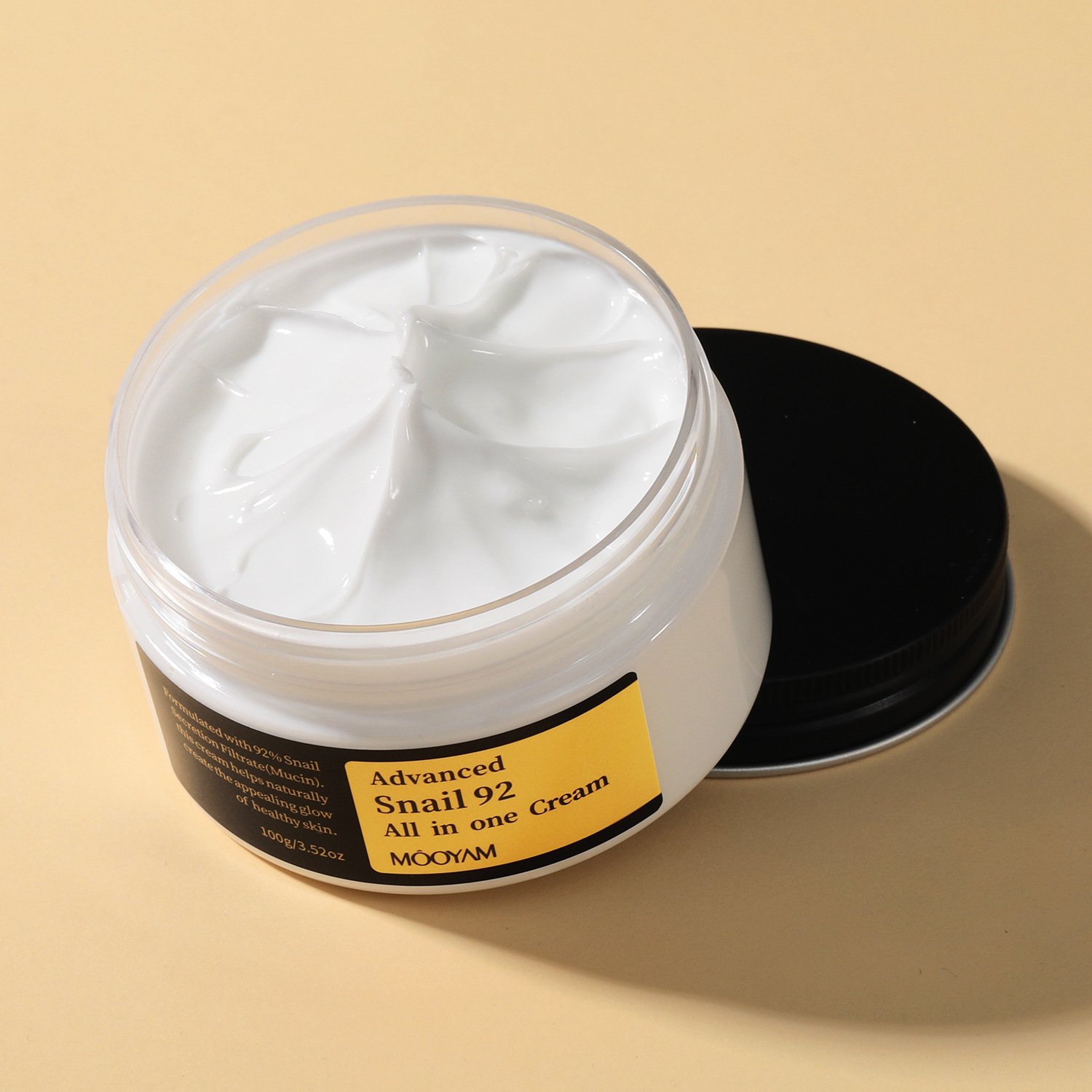 MOOYAM moisturizing face cream nourishing skin repair anti dark pots& anti-aging Advanced Snail 92 All in one Cream 100g