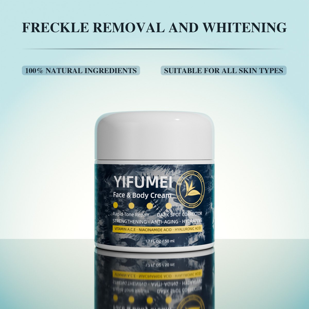 Private Label 100% Natural Age Spots Freckles Anti Wrinkle Whitening Luminous Dark Spot Remover For Face & Body Cream