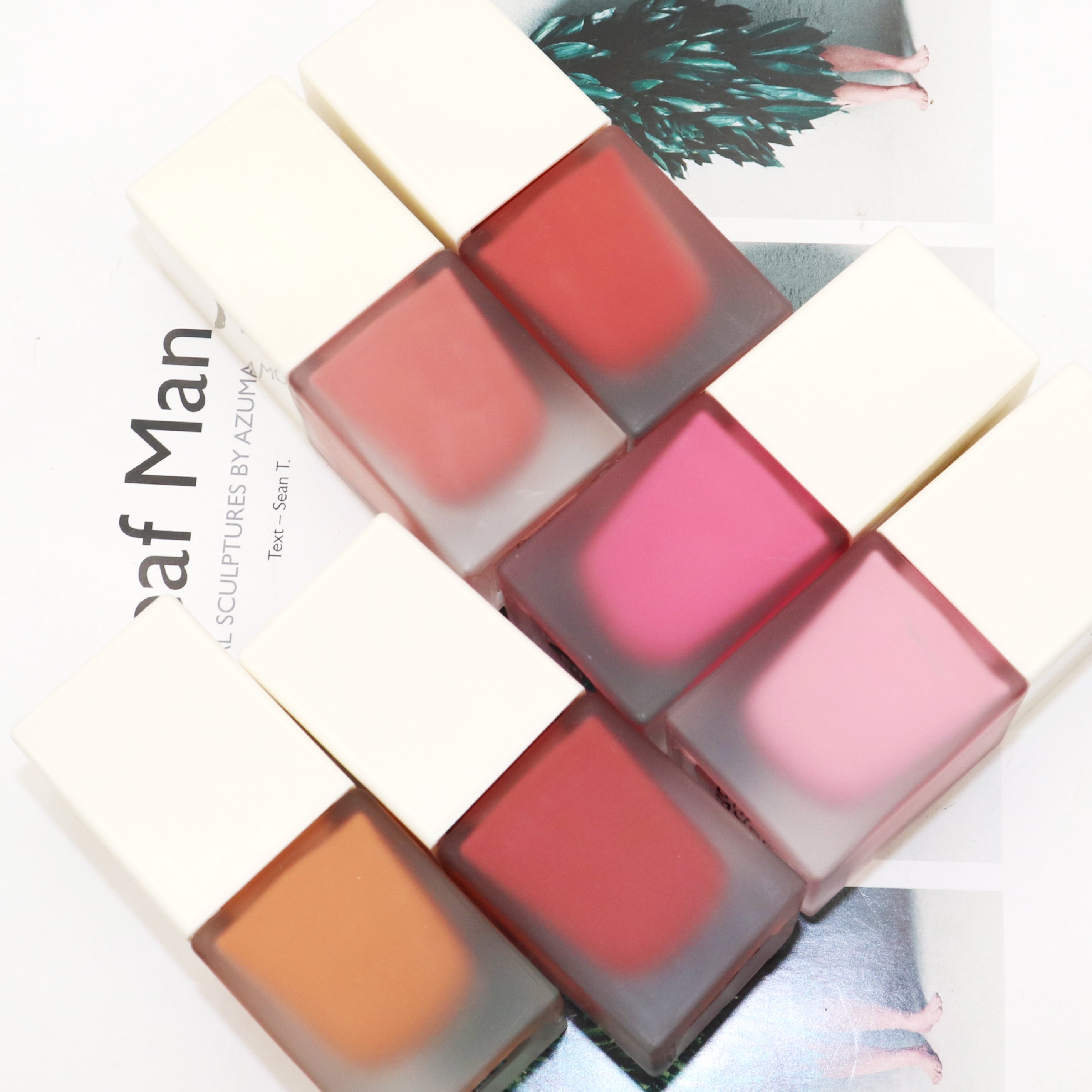Make Your Brand Vegan Matte Liquid Blush Custom Face Lip Cream Blush Private Label Rose Gold Tint Cruelty Free Liquid Blusher