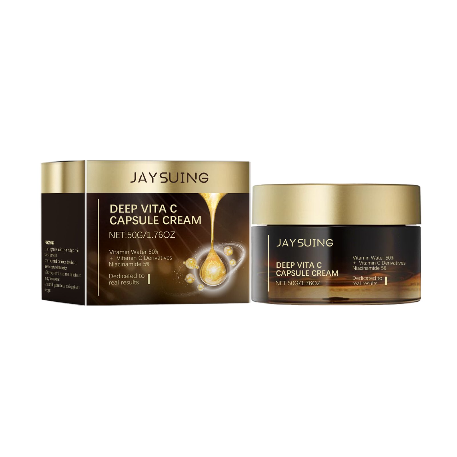 Jaysuing VC Cream Smoothing VC Face Cream Glowing Vitamin C Face Cream