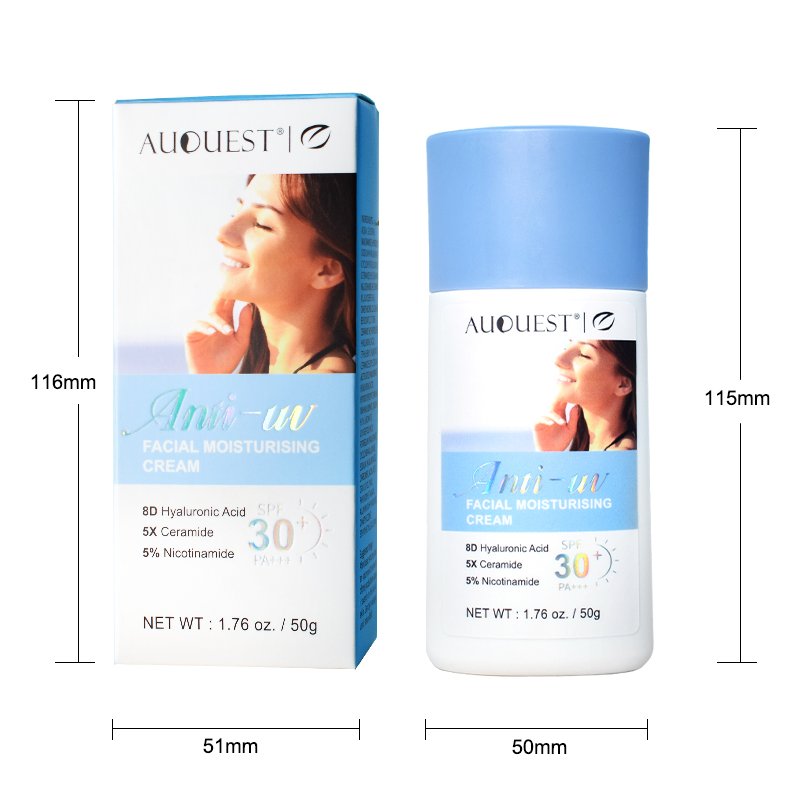 Wholesale organic Anti uv moisturizing face cream Anti Dark Spot Aging Wrinkle Hyaluronic Acid Sunscreen face cream