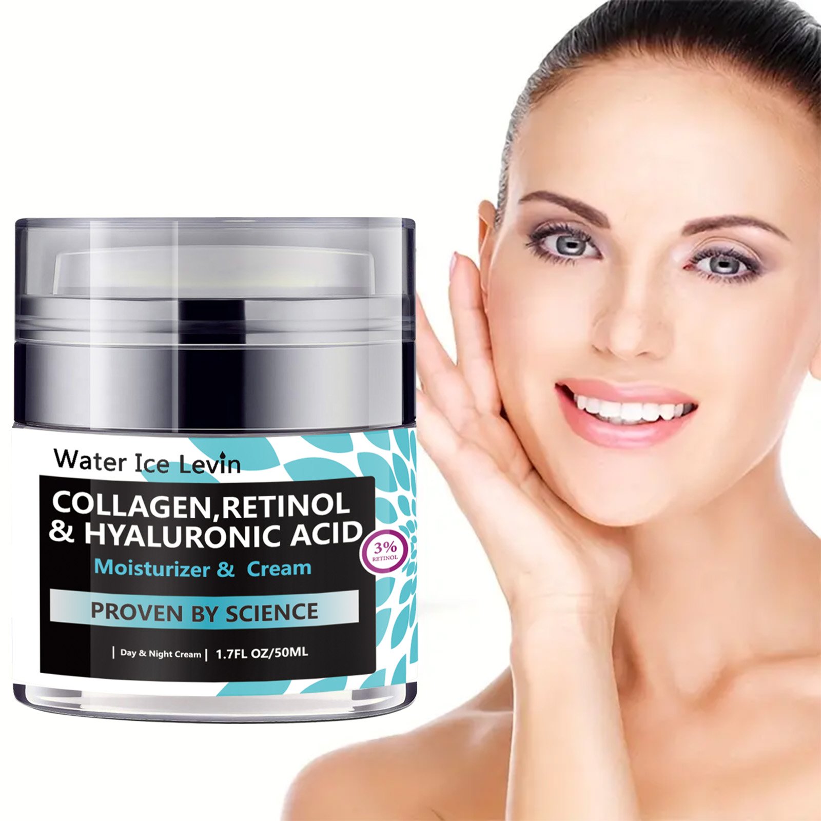 Advanced retinol face cream anti-aging firming day and night face cream contains hyaluronic acid suitable for women and men