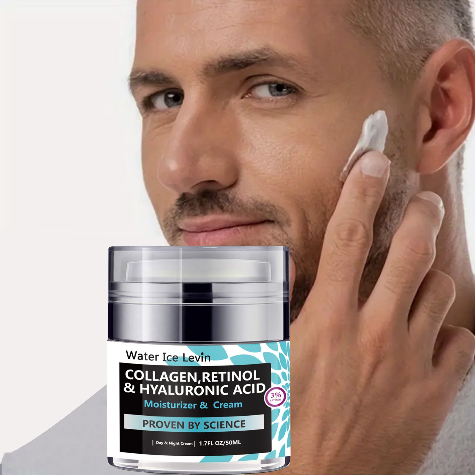 Advanced retinol face cream anti-aging firming day and night face cream contains hyaluronic acid suitable for women and men