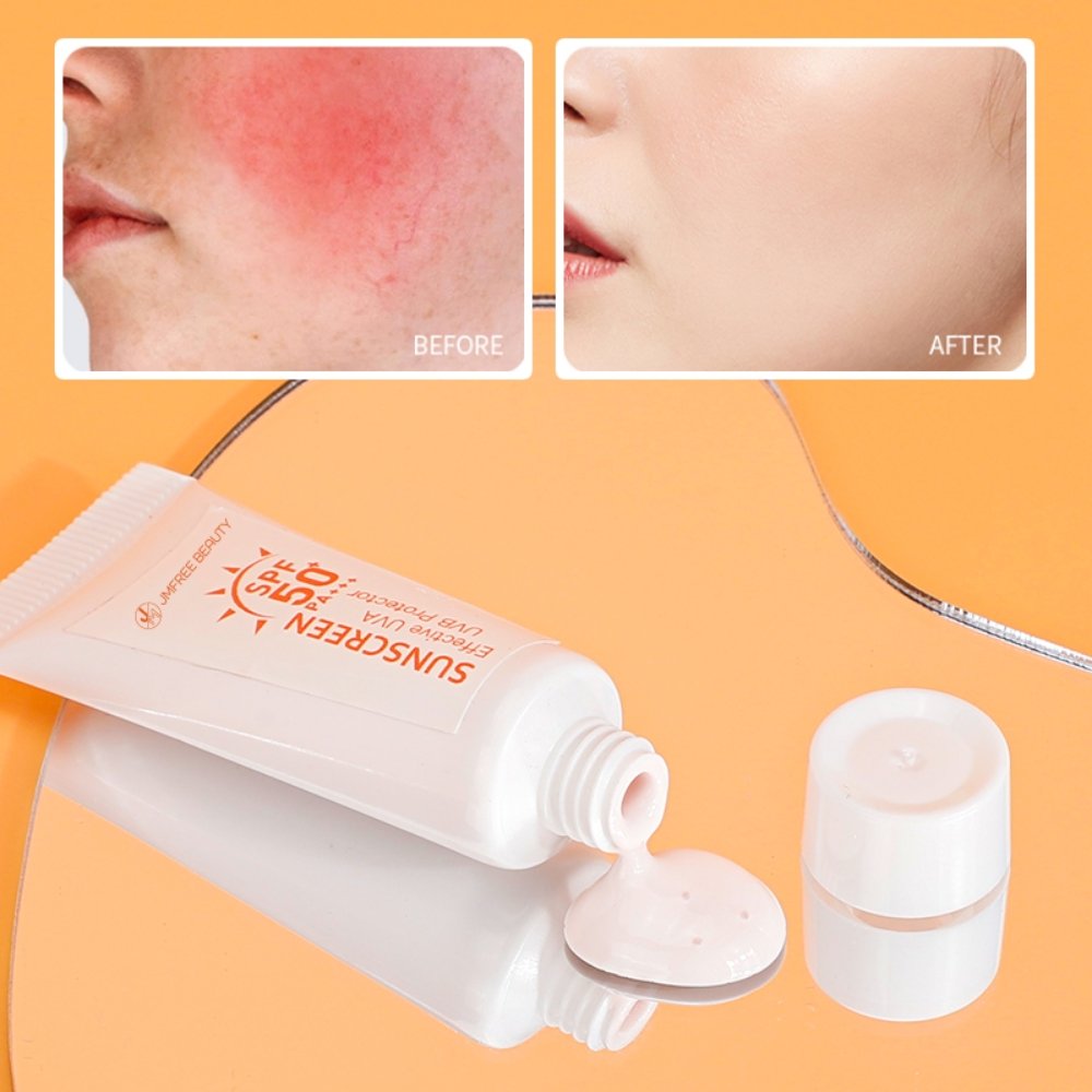 JMFREE Private Label Organic Facial Whitening Sun Screen Cream Spf 50 Uv Sunblock Moisturizing Sunscreen Spf50+