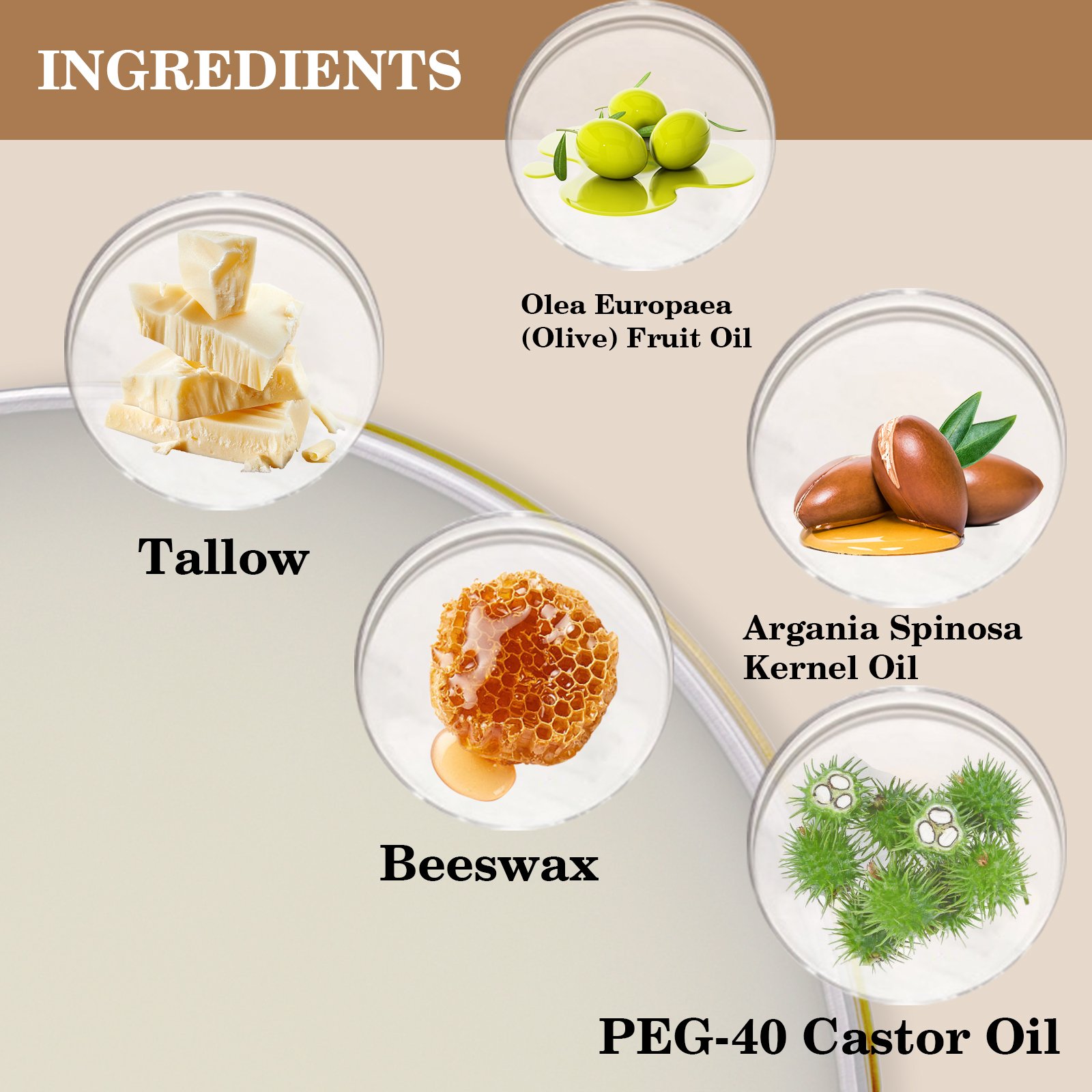 Wholesale Price All-natural Moisturizer Face & Body Balm Raw Wild Honey Blend For Skin Hydration Organic Beef Tallow