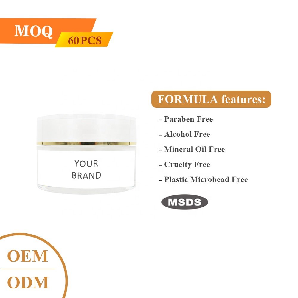 Improve oxygenation detoxification and hydration oligopeptide private label face moisturizer oily skin cream