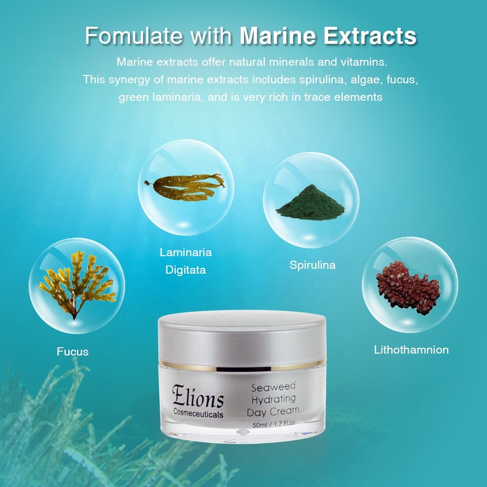Improve oxygenation detoxification and hydration oligopeptide private label face moisturizer oily skin cream