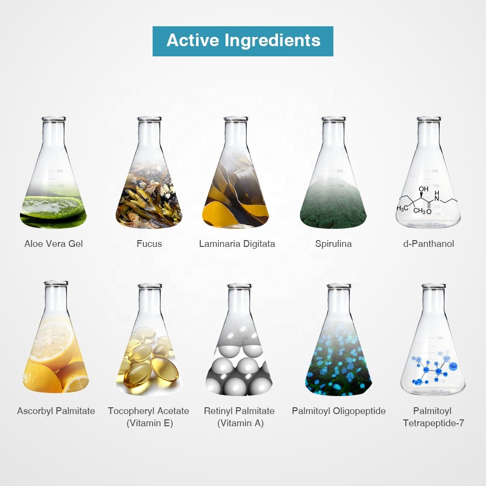 Improve oxygenation detoxification and hydration oligopeptide private label face moisturizer oily skin cream