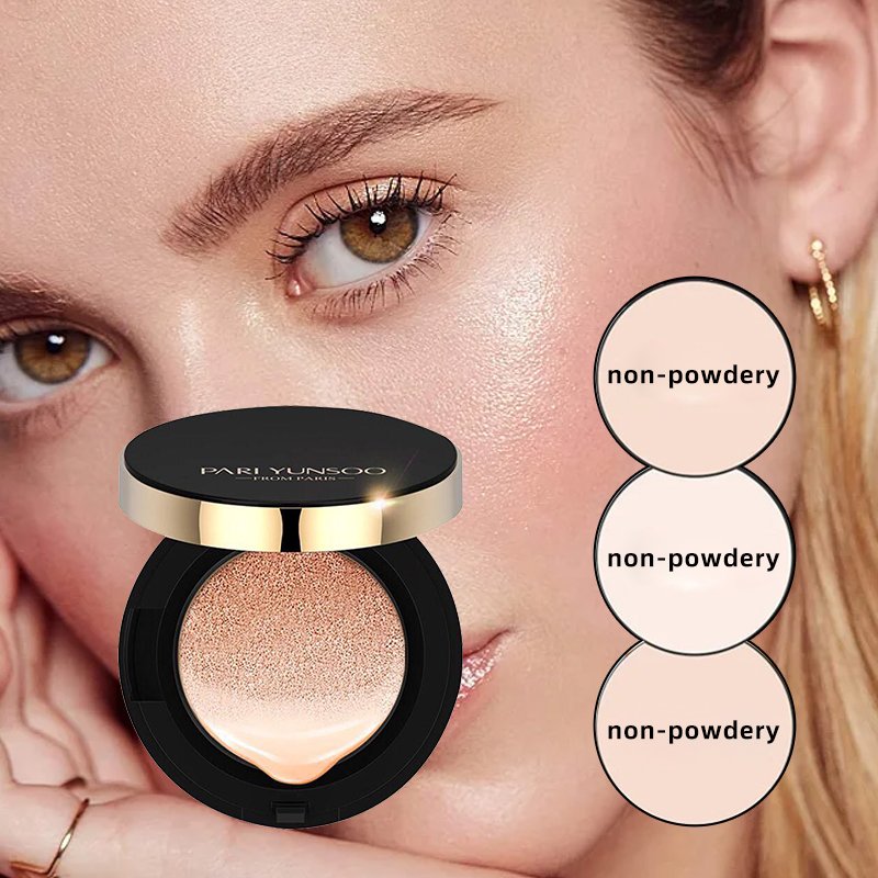 2023 New Long Term Moisturizing Lightweight Breathable Skin Brightening Sunscreen Air Cushion Cc Cream Liquid Foundation