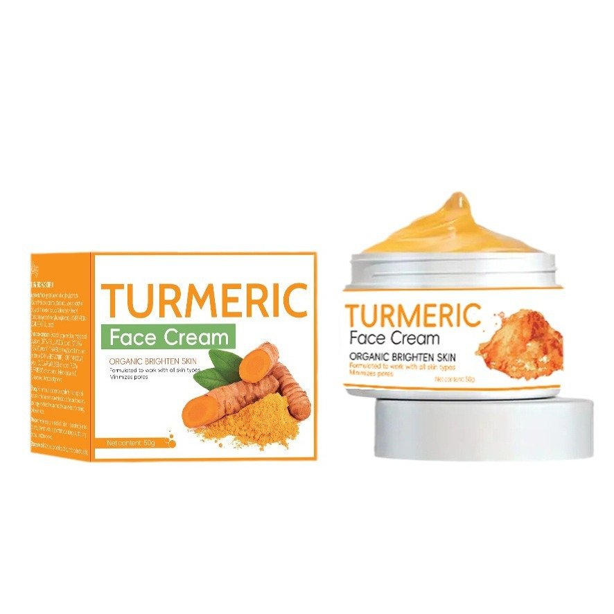 High Quality Turmeric Face Cream Private Label Brightening Skin Firming Turmeric Face Cream