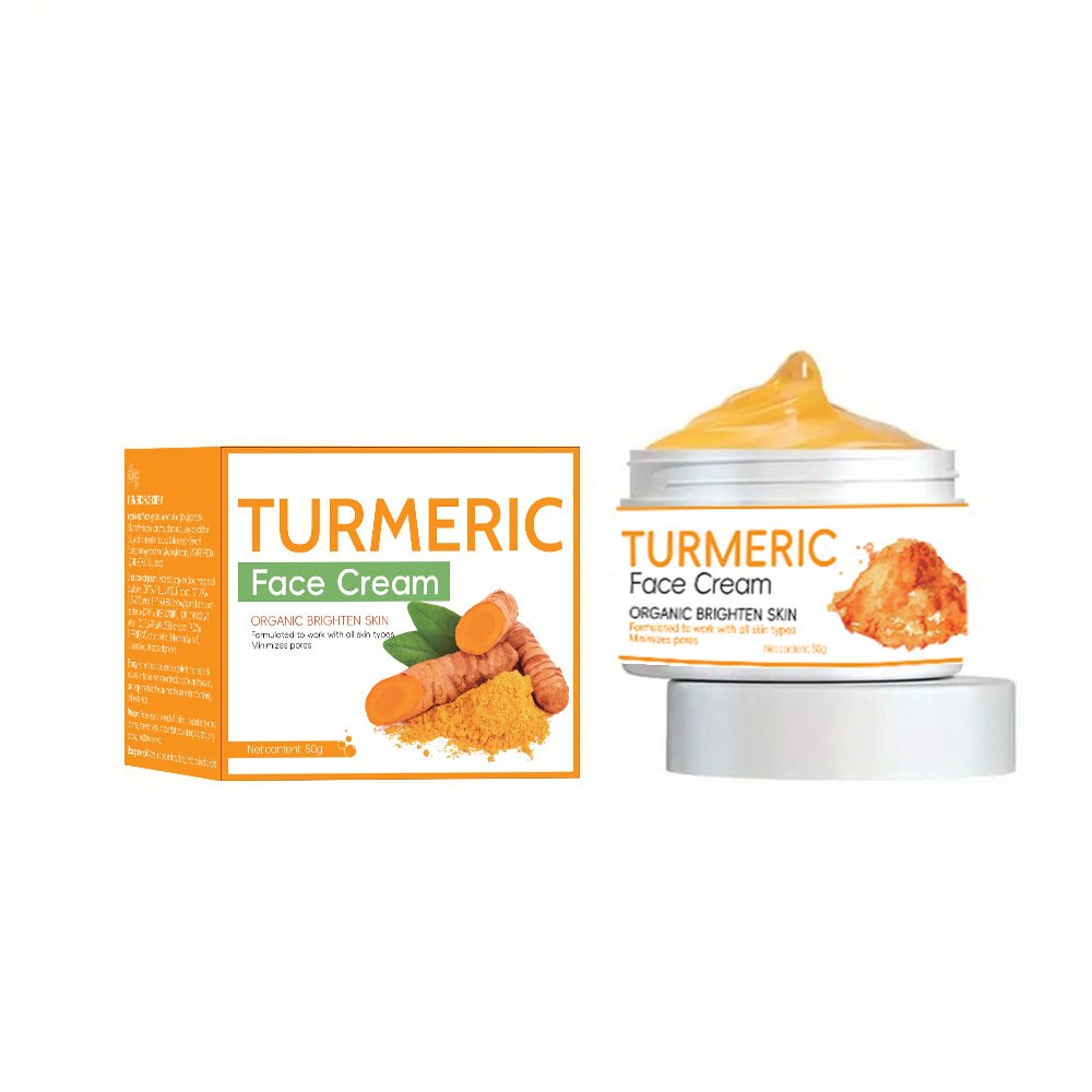 High Quality Turmeric Face Cream Private Label Brightening Skin Firming Turmeric Face Cream