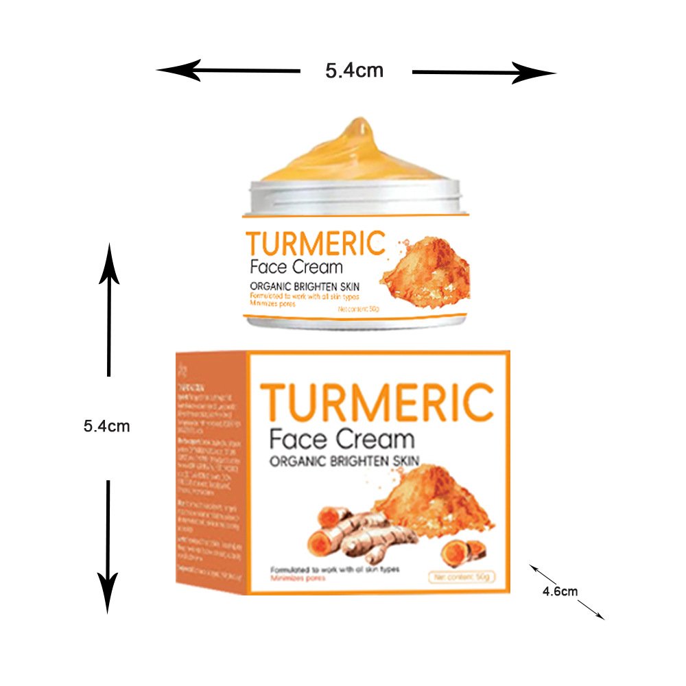 High Quality Turmeric Face Cream Private Label Brightening Skin Firming Turmeric Face Cream