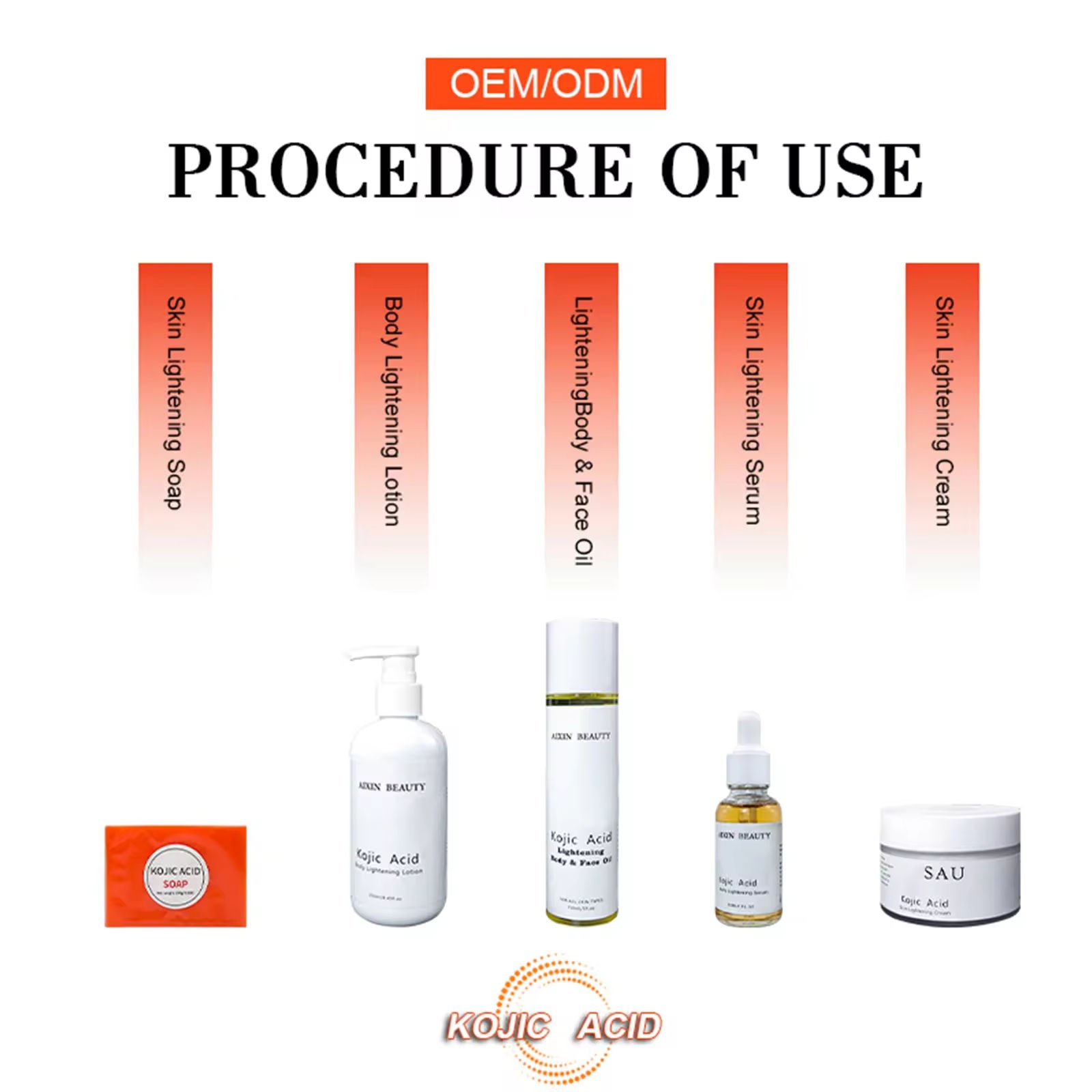 SharkBaby Private Label Kojic Acid Face Cream for Pigmentation Adults Face Female Whitening & Lightening Glowing & Youthful Skin