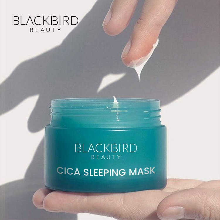 Private Label Korea Natural Cica Sleeping Facial Mask Overnight Face Mask Wholesale Vegan Cica Cream Face Sleeping Mask