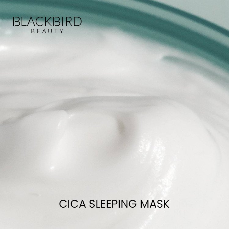 Private Label Korea Natural Cica Sleeping Facial Mask Overnight Face Mask Wholesale Vegan Cica Cream Face Sleeping Mask