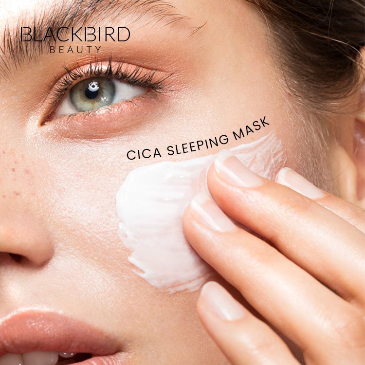 Private Label Korea Natural Cica Sleeping Facial Mask Overnight Face Mask Wholesale Vegan Cica Cream Face Sleeping Mask