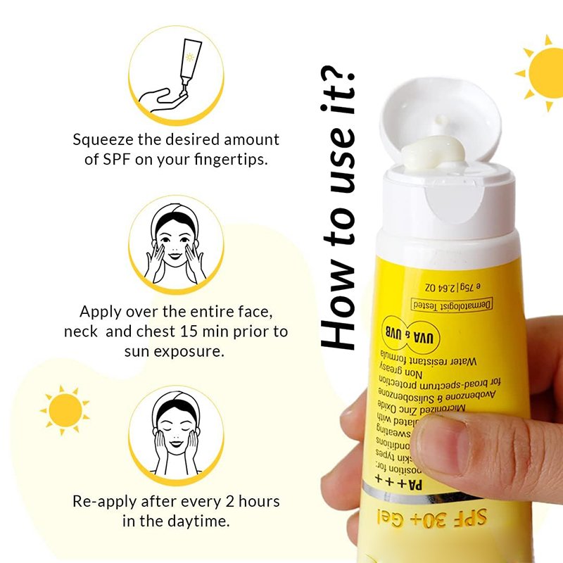 Broad Spectrum SPF 30 Hydrate Moisturizing Body Sunscreen Lotion 100ml Whitening Sun Protection Cream Skin Care Sunblock Cream
