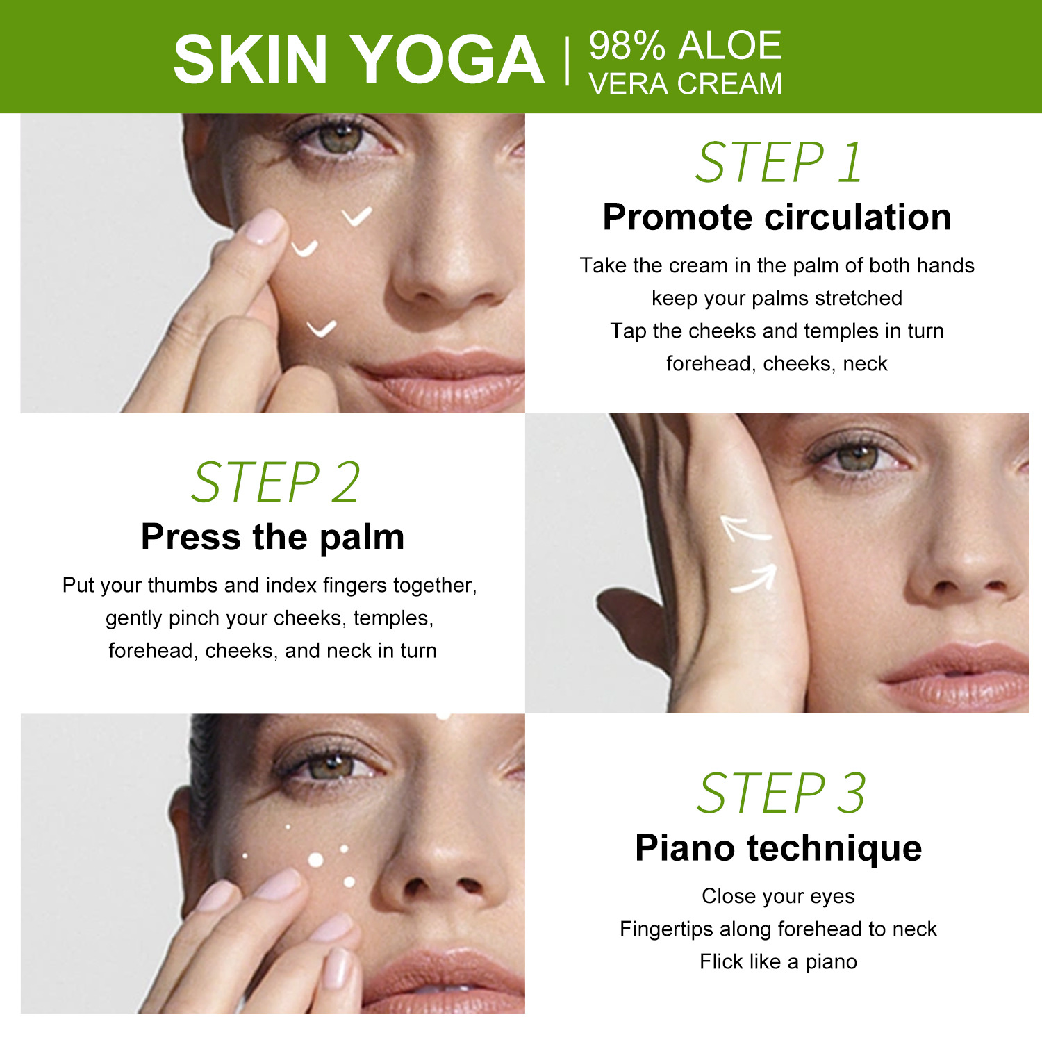 organic 98% aloe vera soothing moisturizing face cream hydrating facial lotion moisturizer cream for face