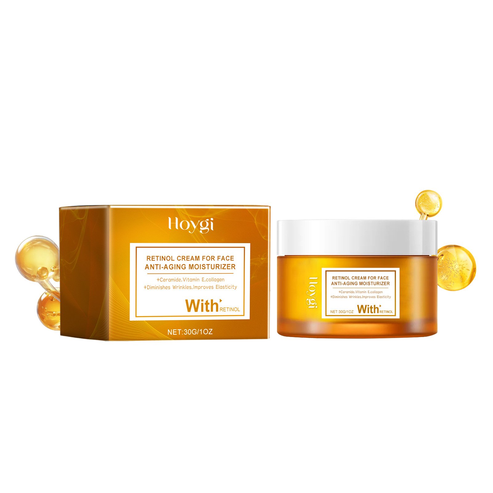 Wholesale Private Label Retinol Wrinkle Facial Cream Anti-aging Retinol Face Cream Moisturize VC Repair Cream