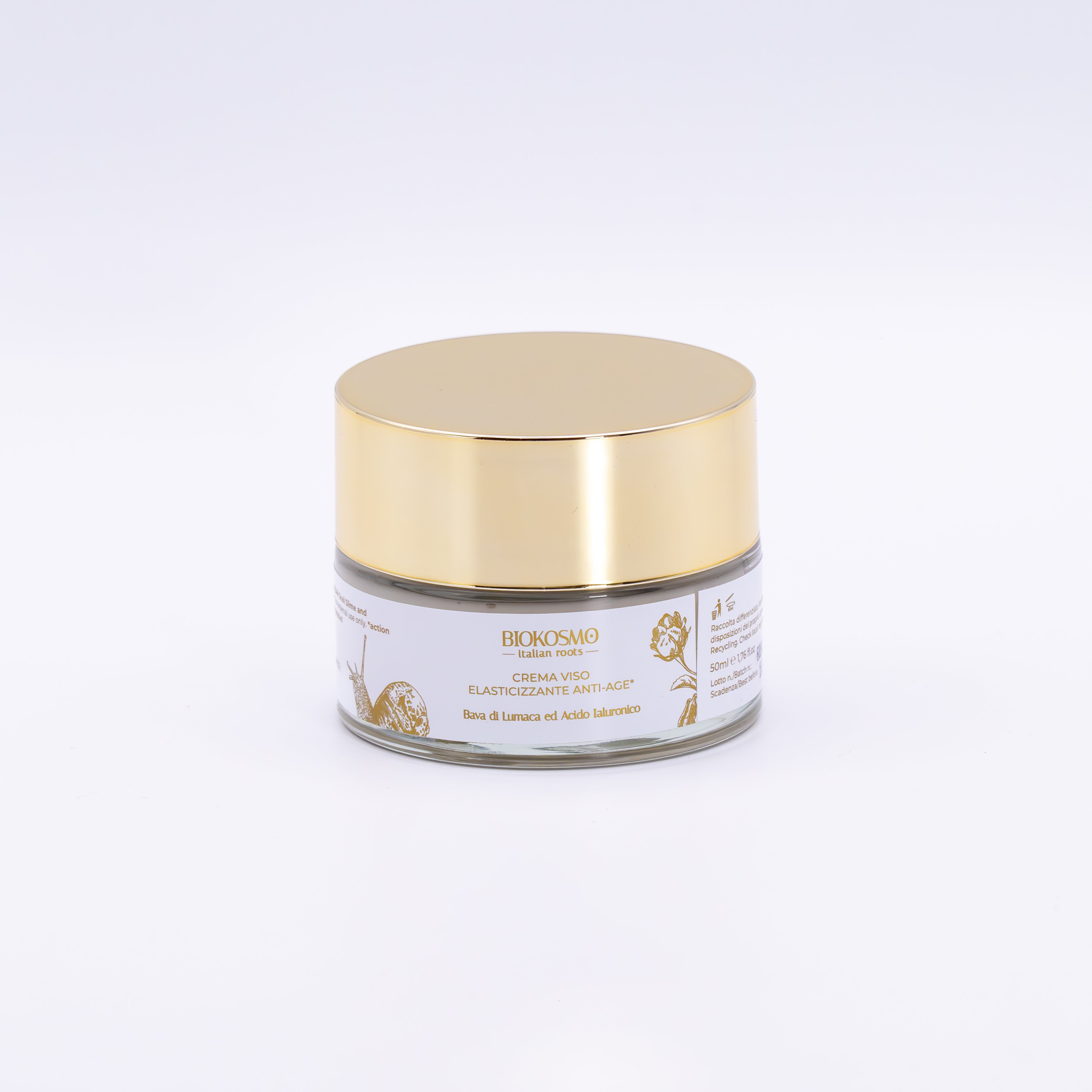 Luxury Italian Bio Snail Slime Face Cream - 50ml - Ideal for Firming and Age-Defying Skincare