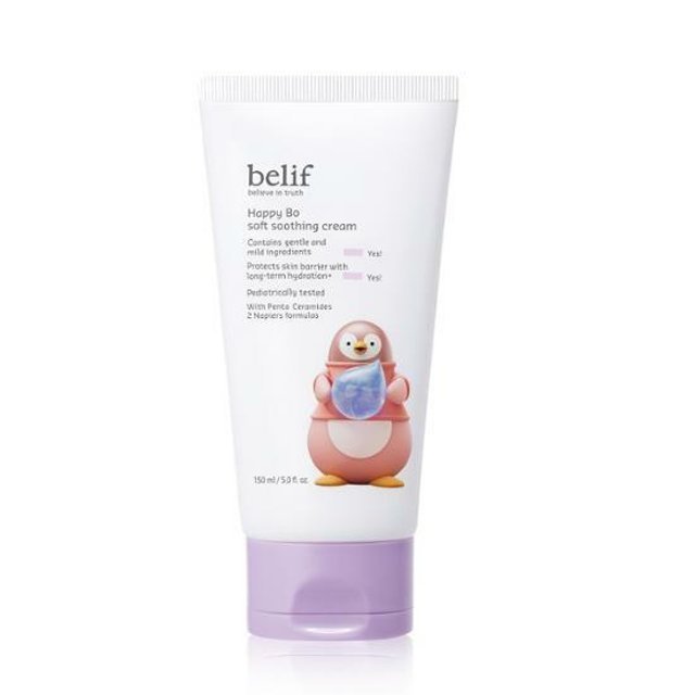 belif happy bo soft soothing cream 150 Face cream for moisturization hydration purification brightening Korean beauty