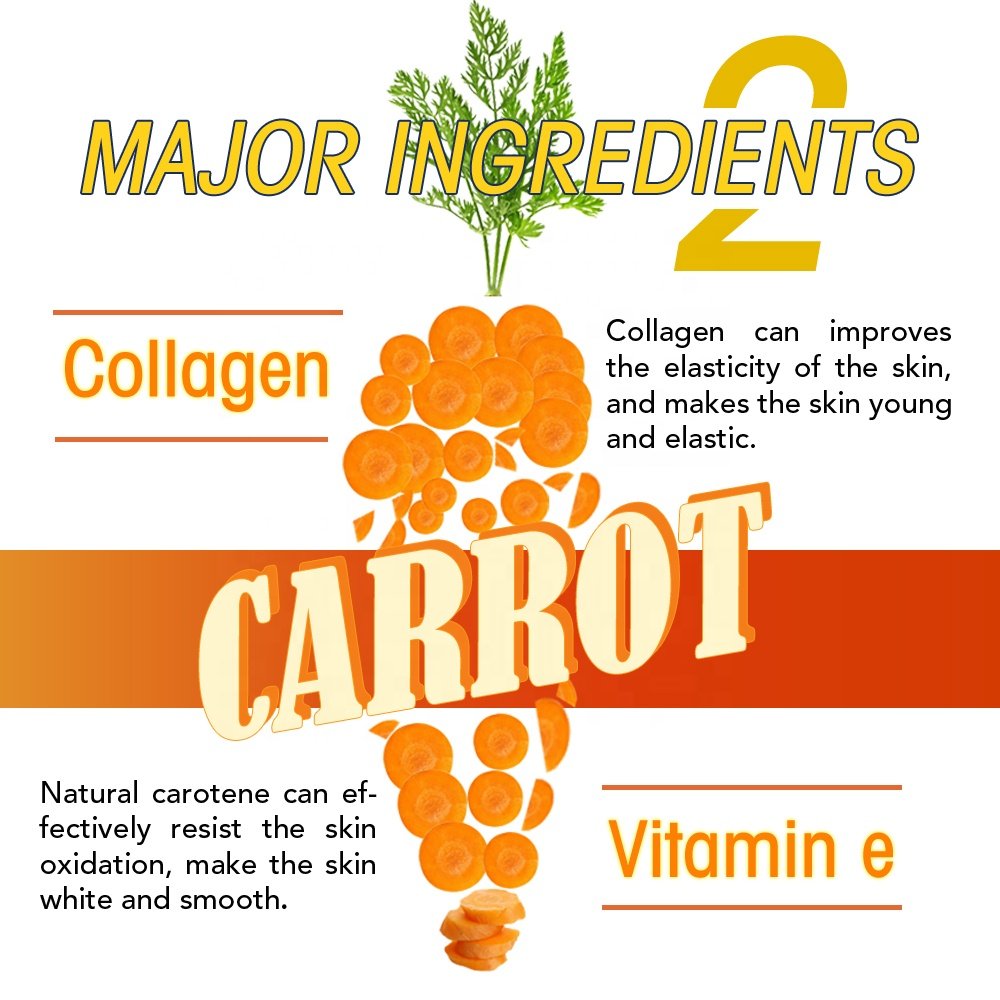 Private Label AILKE Collagen Carrot Oil Body Lotion Whitening Moisturizing Permanent Bleaching Face Cream & Lotion (new)