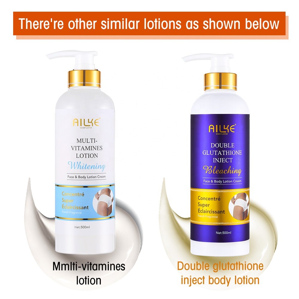 Private Label AILKE Collagen Carrot Oil Body Lotion Whitening Moisturizing Permanent Bleaching Face Cream & Lotion (new)