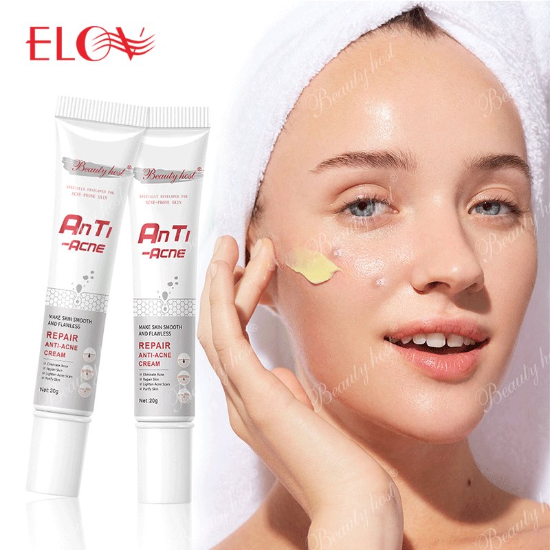 Beauty Host Plant Extract Anti-Acne Dark Spot Remover Cream Wholesale Custom Facial Skincare Anti Acne Face Cream