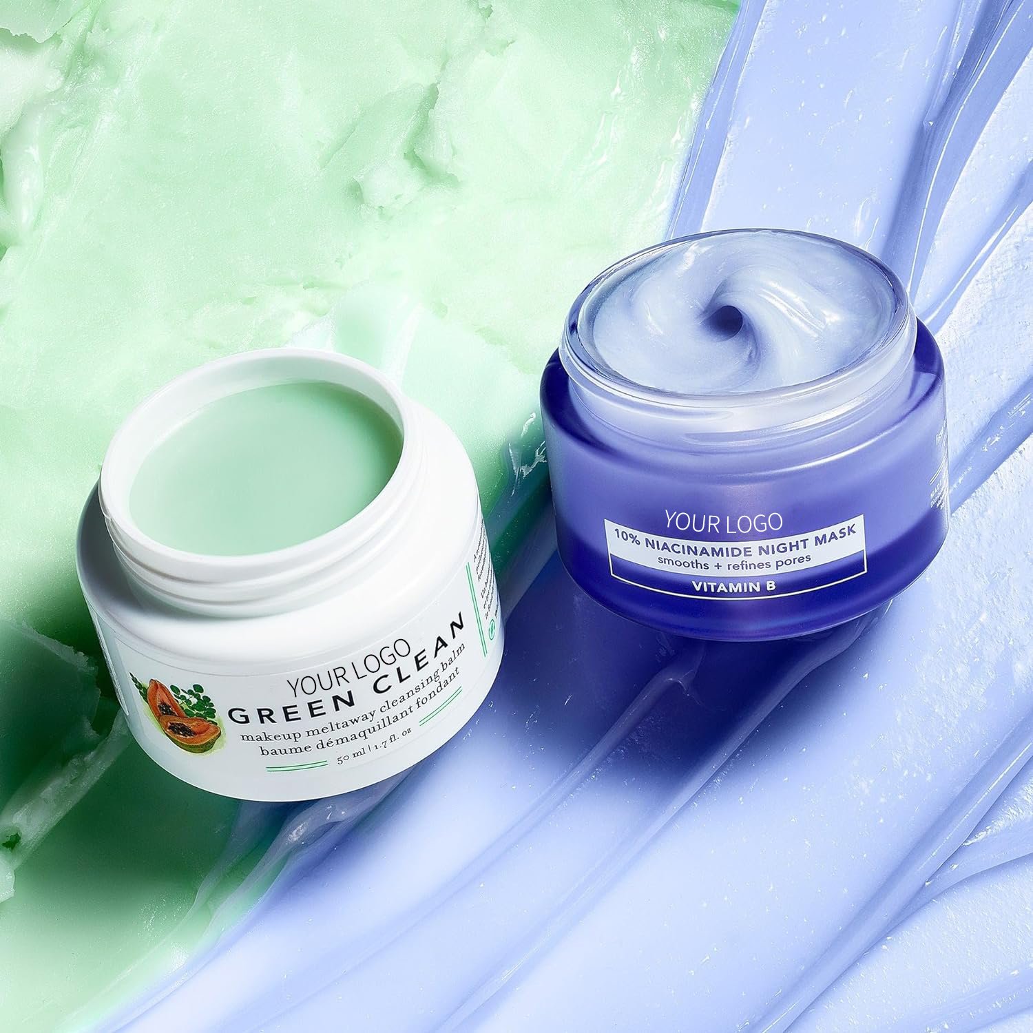 10% Niacinamide potent leave-on Night Mask Smoothing & Hydrating Wholesale Face Sleeping Mask Panthenol & Niacinamide Cream