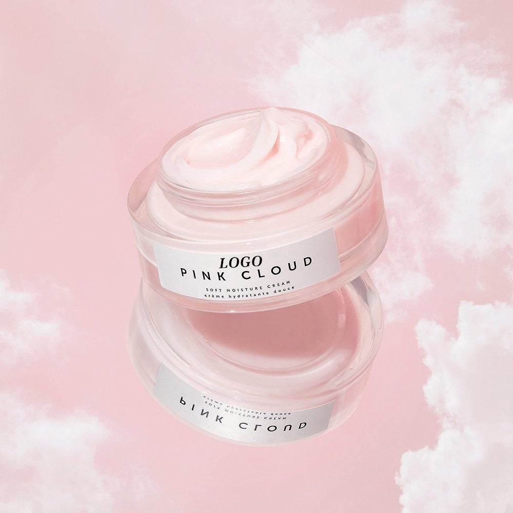 SharkBaby Private Label Vegan Firming Moisturizing Anti Wrinkle Pink Cloud Soft Face Cream Pink Cloud Cream For All Skin
