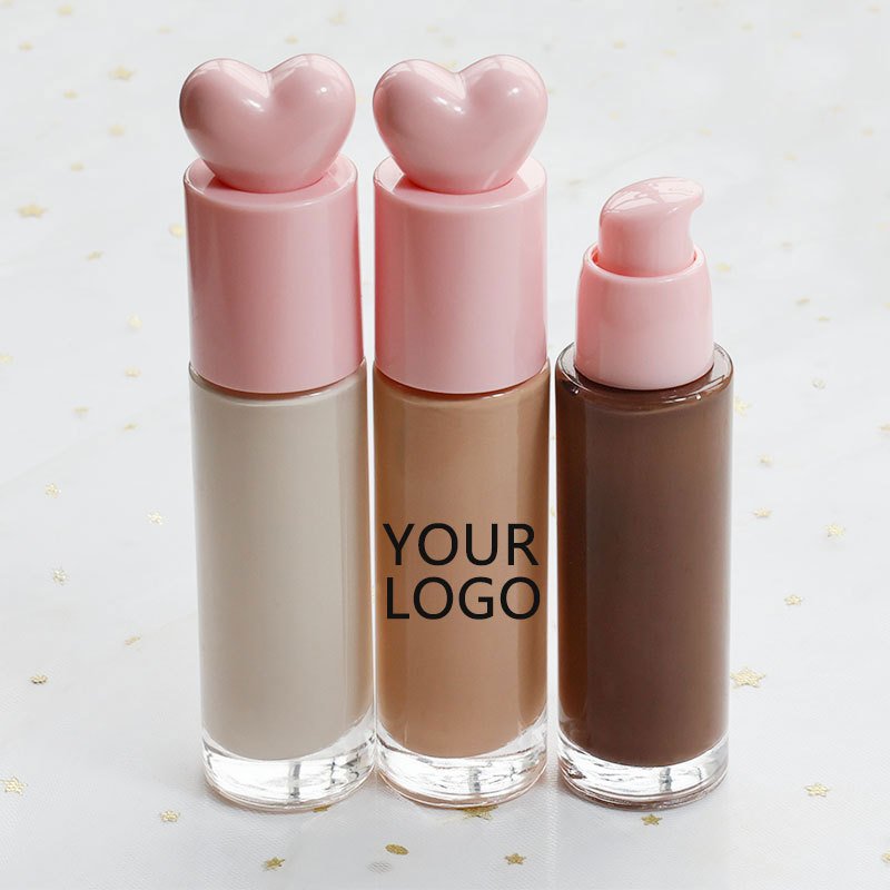 Private Labelset Box Gel Female Waterproof Matte Face Foundation Custom Logo Makeup Base Accept Logo Full Coverage Waterproof
