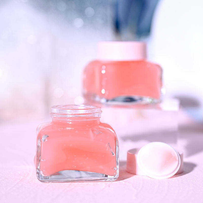SharkBaby OEM Face Moisturizer Private Label Hyaluronic Acid 75% Watermelon Extract Pink AHA BHA Anti Acne Face Cream