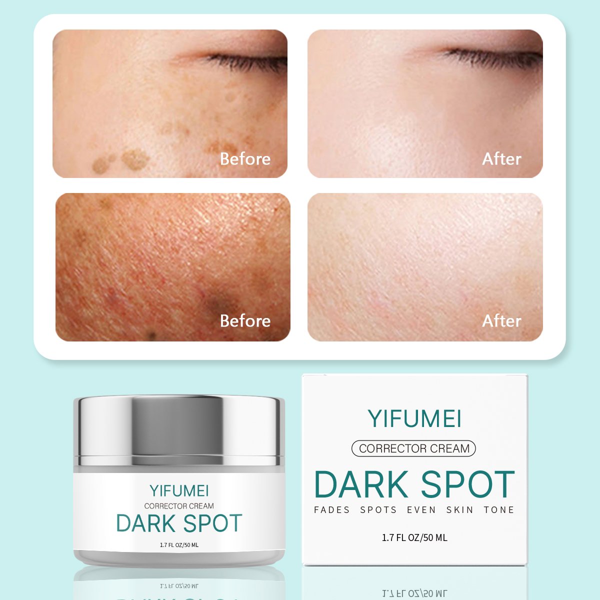 Private Label 7 Days Skin Whitening Face Cream For Men Women Vitamin C Niacinamide Dark Spot Remover Face Cream