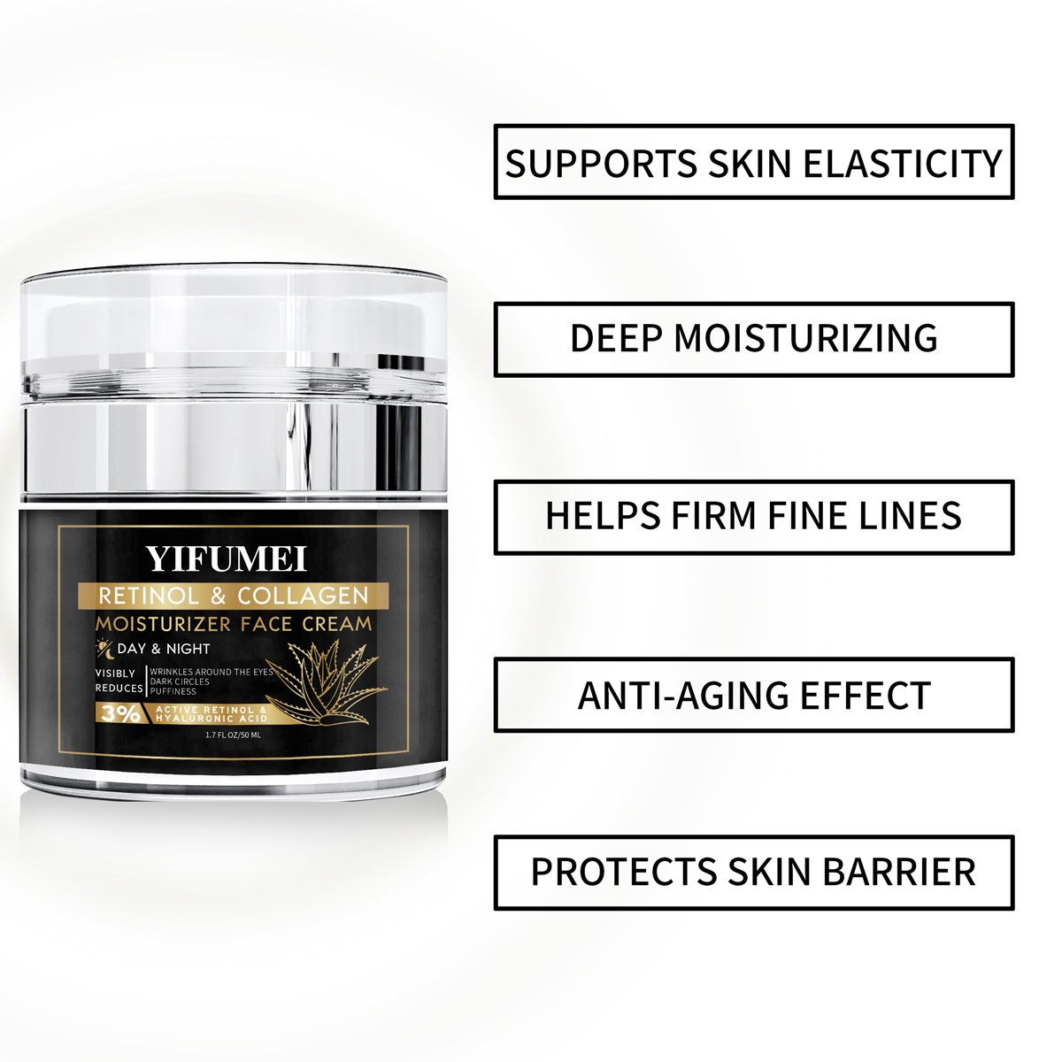 Private Label Day & Night Beauty Best Whitening Cream For Face Glow Age Anti Wrinkle Retinol Collagen Face Cream