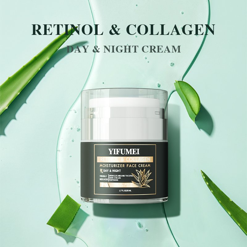 Private Label Day & Night Beauty Best Whitening Cream For Face Glow Age Anti Wrinkle Retinol Collagen Face Cream