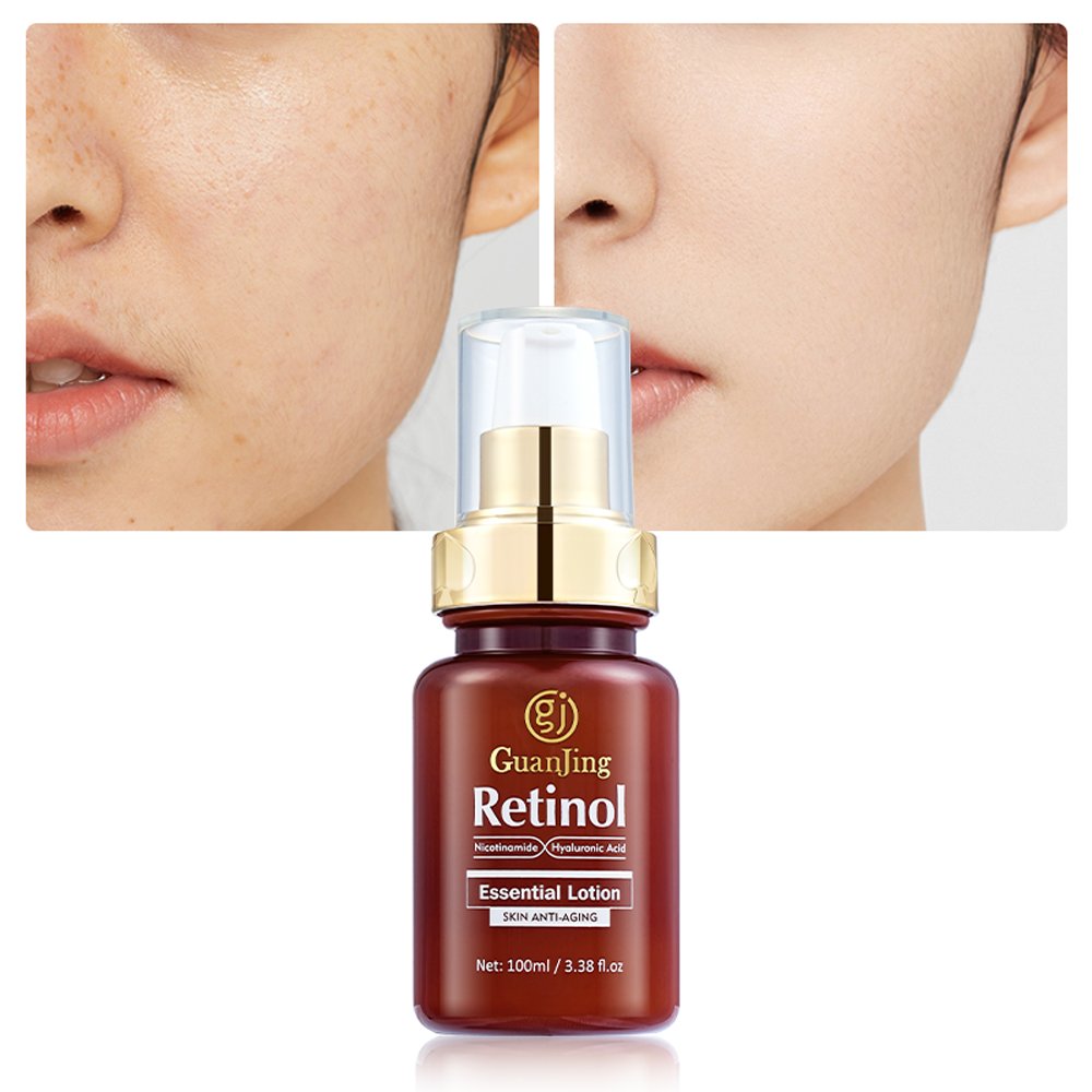 Guanjing Retinol Nicotinamide Face Lotion Skin Brightening Best Wrinkle Remover Damaged Skin Repair Face Cream & Lotion (New)
