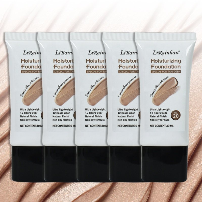 Foundation Cosmetics Vegan Face Powder Mineral Waterproof Organic Private Label Liquid Foundation Makeup