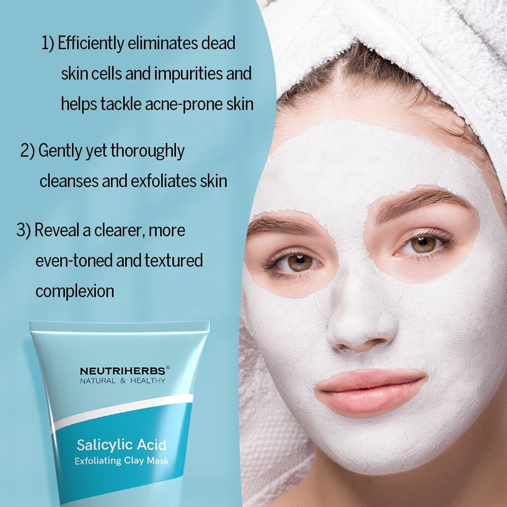salicylic acid exfoliant scar removal pimples Whitening face cream clay face mask