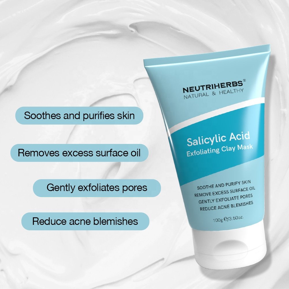 salicylic acid exfoliant scar removal pimples Whitening face cream clay face mask