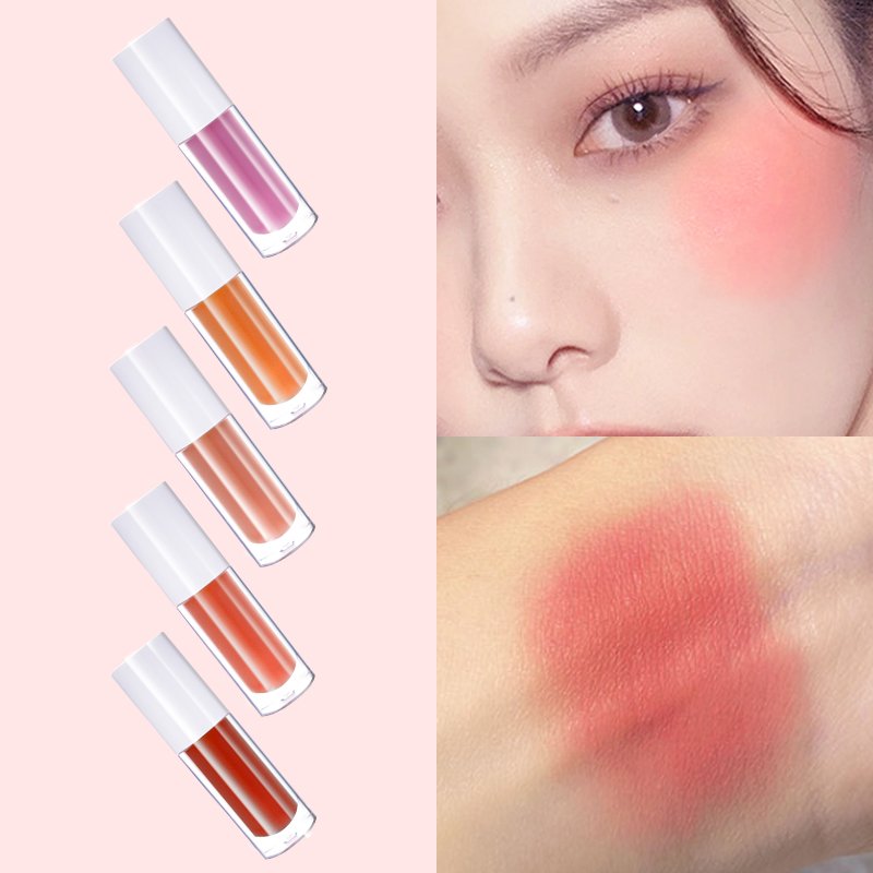 Liquid Blush Face Liquid Blusher Blush Peach Makeup Long-lasting Matte Natural Cheek Contour Blush