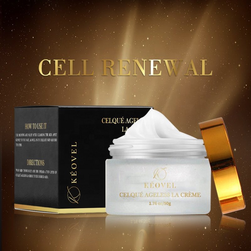 Organic Anti-Aging Vitamin C Facial Cream with Retinol Hyaluronic Acid Moisturizer for Acne Treatment and Firming and Nourishing