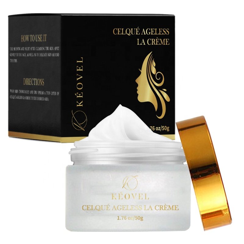 Organic Anti-Aging Vitamin C Facial Cream with Retinol Hyaluronic Acid Moisturizer for Acne Treatment and Firming and Nourishing