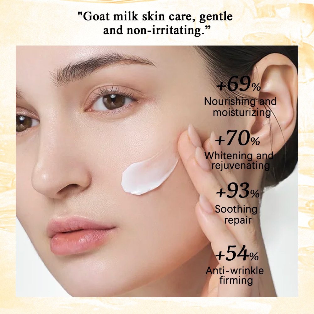 Goat Milk Skincare facial Cleanser Face Toner Face Moisturizer Lotion cruelty-free Facial Care Set Collection