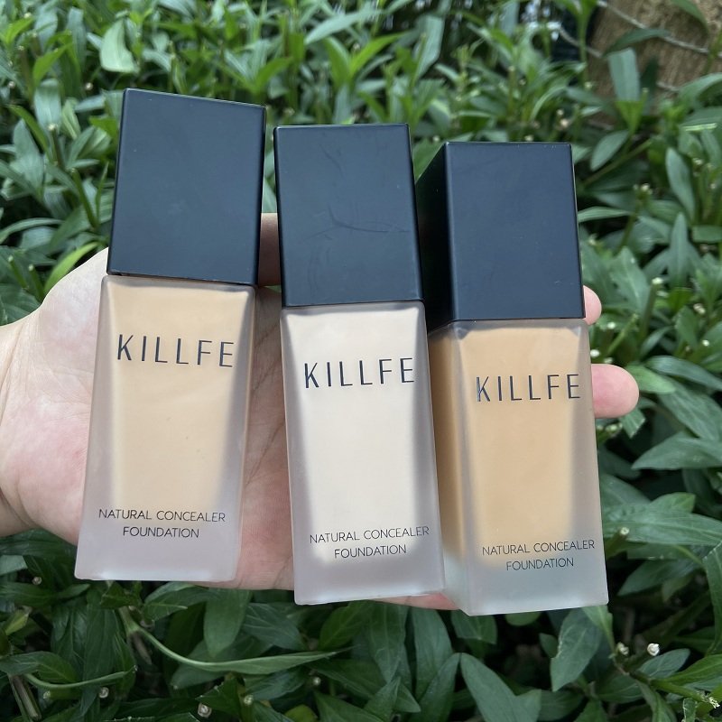 private label full coverage vegan cruelty free liquid foundation makeup guangzhou manufacturer
