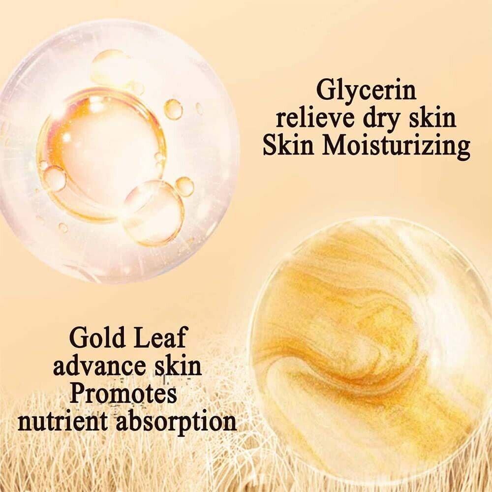 Face 24K Gold Mask Hydrating Face Mask Skin Whitening Anti Aging Retinol Snake Venom Peptide 24K Gold Mask Face