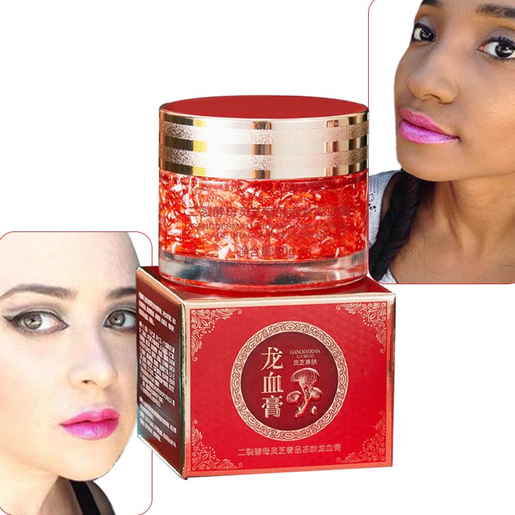 Hot Selling Reishi Moisturize Gives Skin Glow Patent Component Anti-aging Dragon Blood Whitening Face Cream