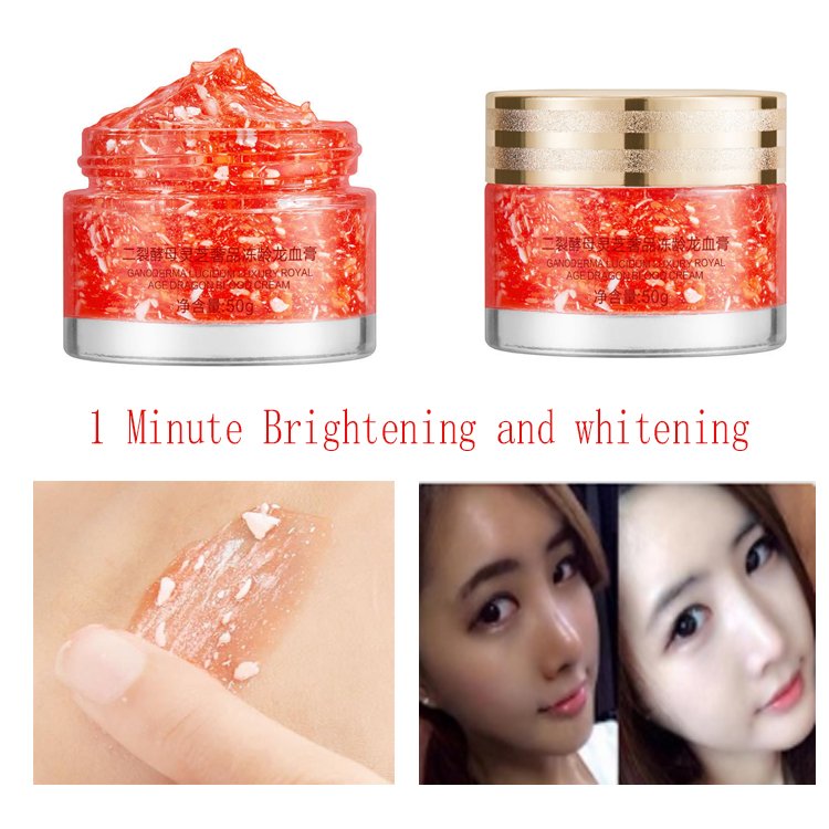 Hot Selling Reishi Moisturize Gives Skin Glow Patent Component Anti-aging Dragon Blood Whitening Face Cream