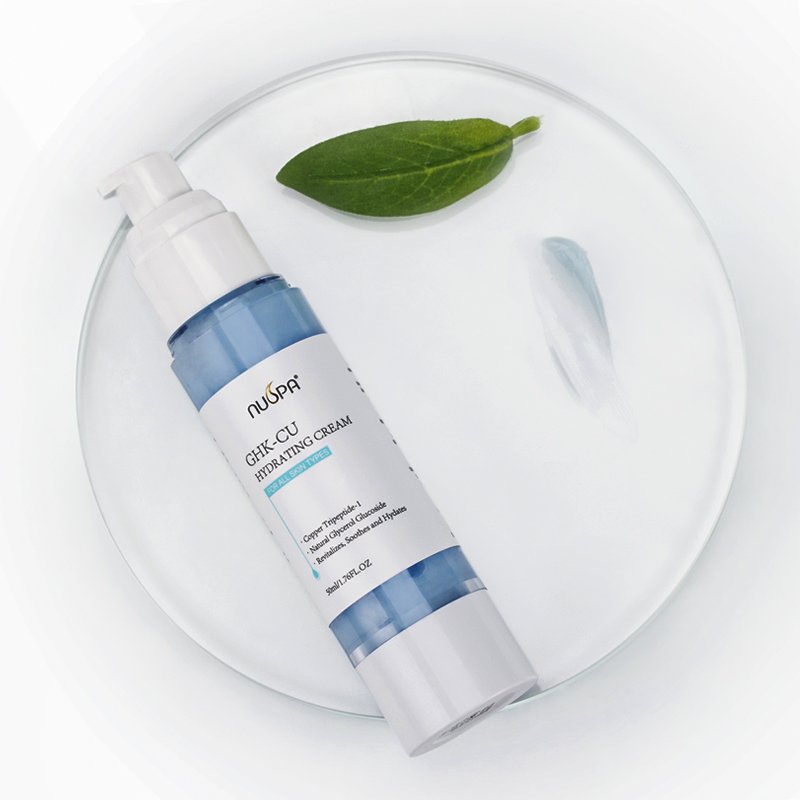 BIngo Wholesale Factory Phthalate Free Natural GHK-CU Purifying Facial Skin Lotion Vegan Against Sun Damage Face Cream