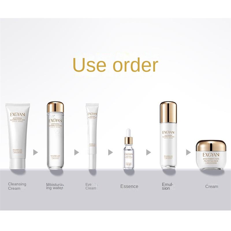 Bifida Yeast Skin Care Products Set Moisturizing Water Lotion Skin Care Set Face Cream Emulsions Serum Skin Whitener 6PCS